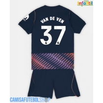 Camisa de time de futebol Tottenham Hotspur Micky van de Ven #37 Replicas 2º Equipamento Infantil 2026-27 Manga Curta (+ Calças curtas)